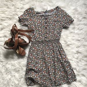Floral dress.